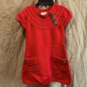 Kids Red sweater dress